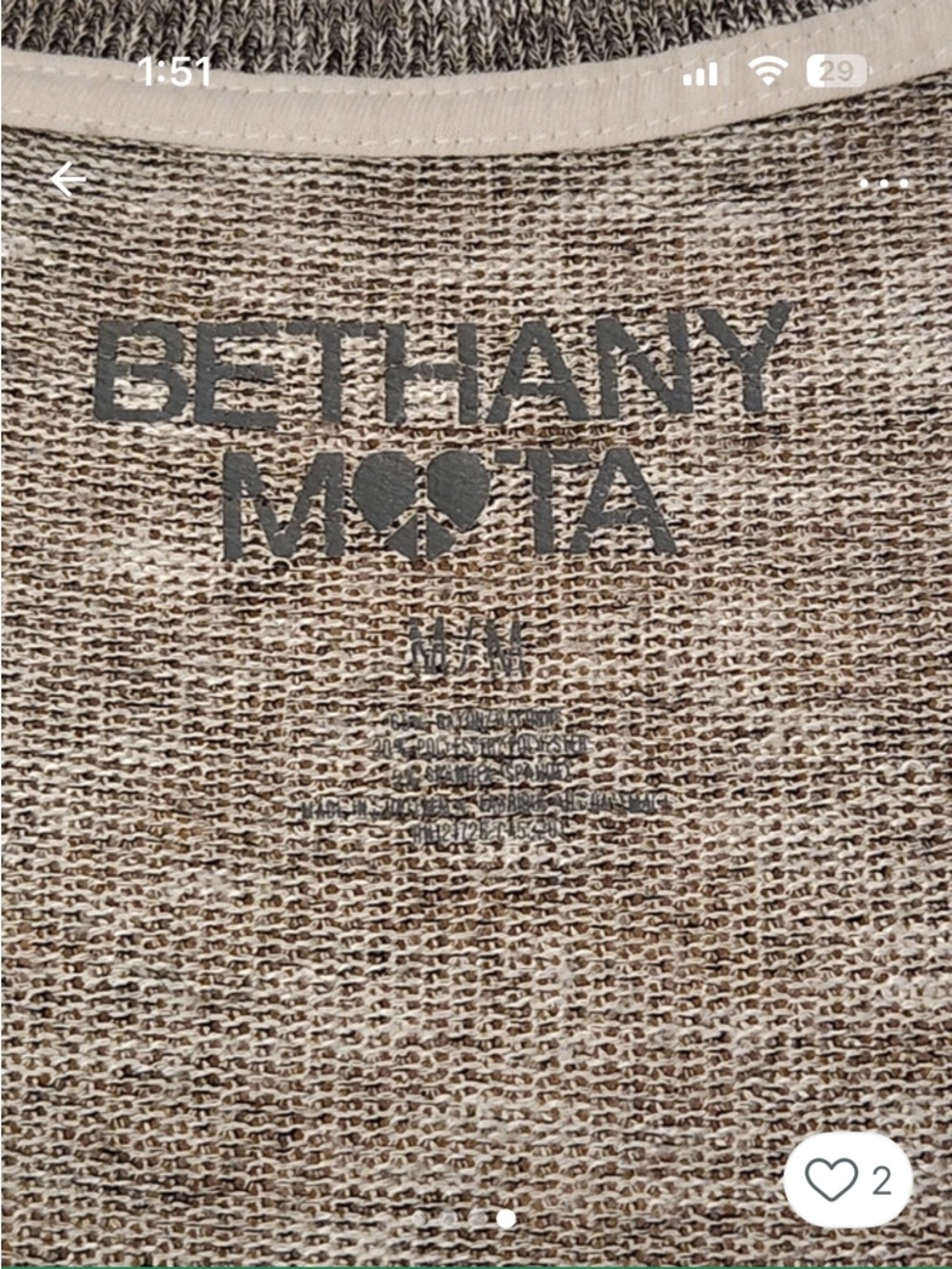 Bethany Mota Gray Fox Sweater 🦊 Glasses Graphic Lightweight Cute Whimsical - Picture 4 of 4